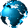 Draaiende globe als symbool voor de internet revolutie