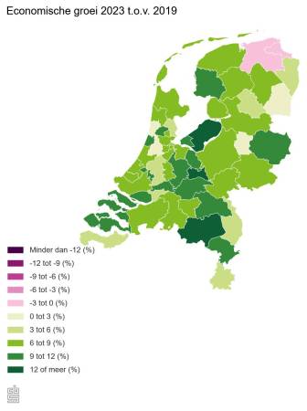Economische groei in Nederland en 2019-2023: Eindhoven grootste groei